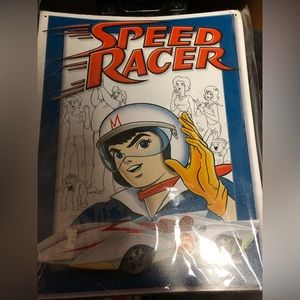 Speed Racer Aluminum Sign-  576 $30 or $25 w/offer